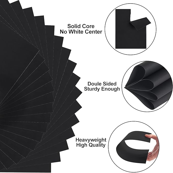 Black Cardstock - Image 3