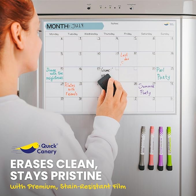 Monthly Magnetic Calendar for Refrigerator - Image 6