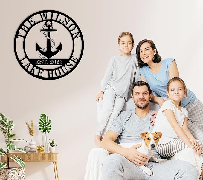 Personalized Lake House Decor, Custom Nautical Wall Decor, Nautical Decor - Image 4