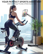 mmcrz Tablet Floor Stand with 11lb Stable Base & Desk Clamp, Adjustable Height - Image 6