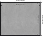 Amanti Art Black Framed Magnetic Board 42x50 Oversize Vision Board - Image 2