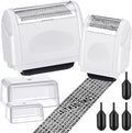 Nezyo 2 Pack Identity Protection Roller Stamp Identity Theft, Confidential by Nezyo