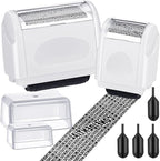 Nezyo 2 Pack Identity Protection Roller Stamp Identity Theft, Confidential by Nezyo