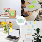 24 Pack Lined Sticky Notes 4X6 in Self Sticky Note Pads Colorful Post Stickies - Image 7