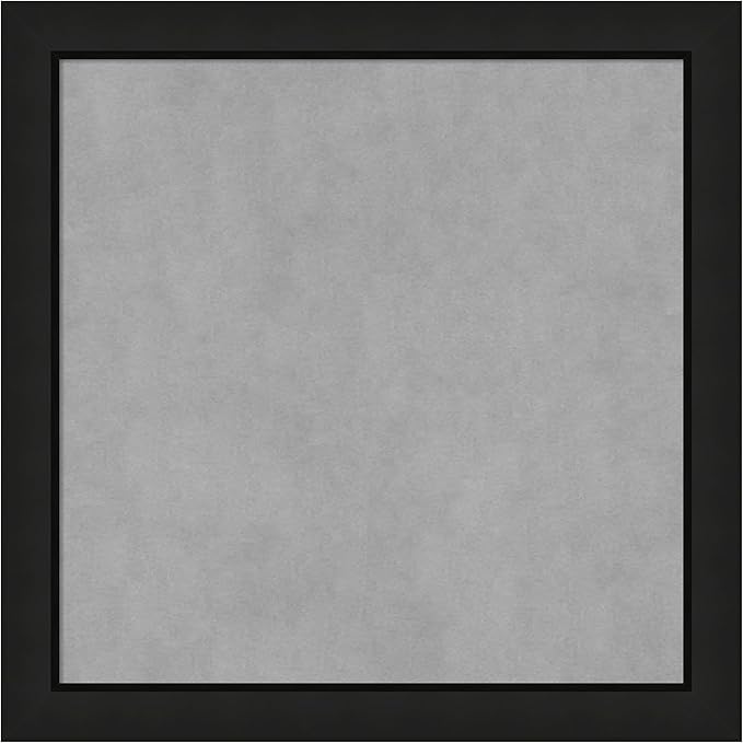 Amanti Art Black Framed Magnetic Board 23x23 Medium Vision Board by AmantiArt