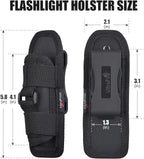 ULTRAFIRE Tactical Flashlight Holster Pouch, 360 Degree Adjustable Police Duty - Image 6