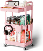 Sorgion 3 Tier Rolling Cart Organizer, Laundry Room Bathroom Organizers and by Sorgion