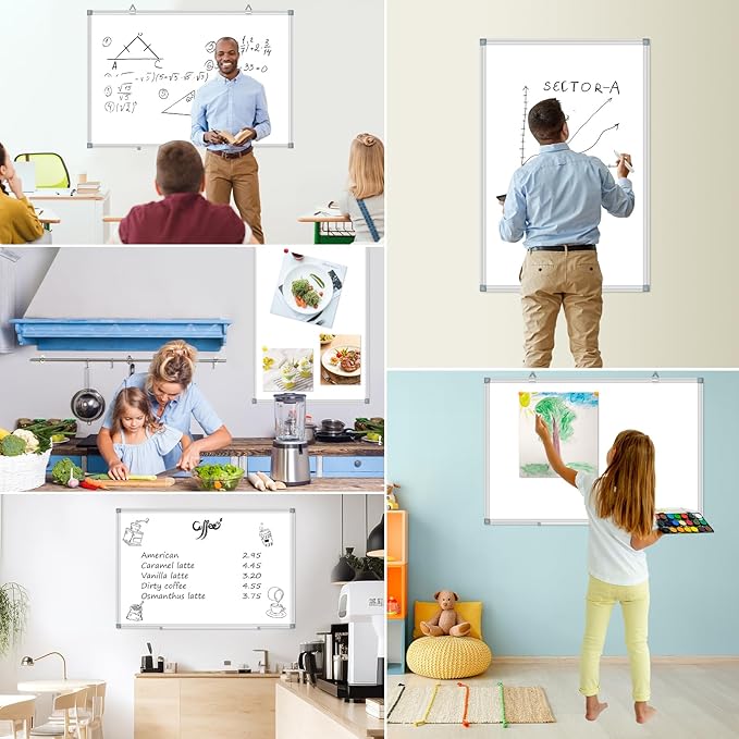 White Board Dry Erase Whiteboard - Image 7