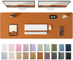 YSAGi Leather Desk Protector, Office Mat, Large Mouse Mat, Non-Slip PU Leather by YSAGi