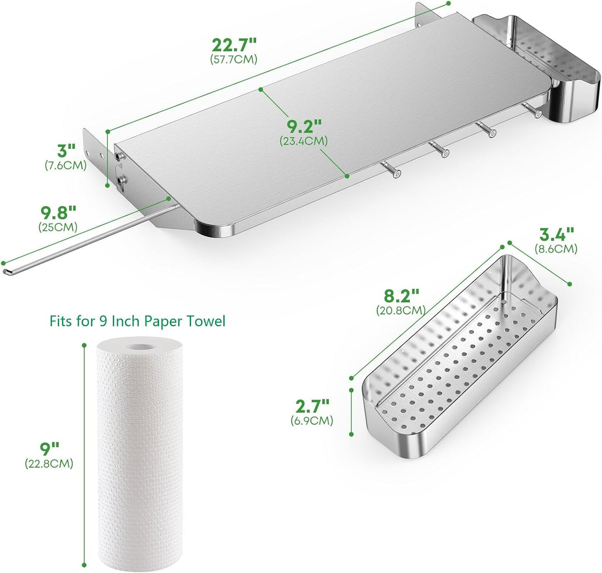 Stanbroil Folding Front Shelf for Traeger 20 Series Pellet Grills