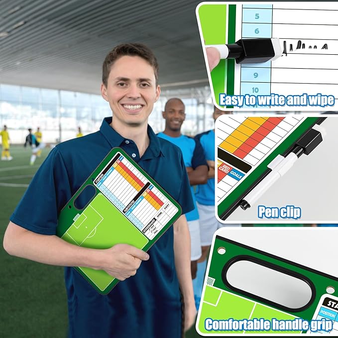 Torlam Magnetic Dry Erase Coach Board, Basketball Coaching Clipboard - Image 5
