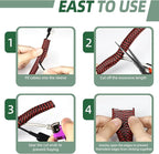 Split Wire Loom Tubing, Cable Protector Sleeve, Braided Cable Management - Image 6