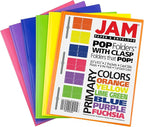 JAM PAPER Plastic Color POP Folders - Image 2