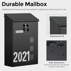 LAND·VOI Wall Mounted Mailbox - Image 6