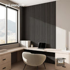 Olanglab Wood Slat Wall Panels 4 Pack, Wooden Acoustic Wall Panels, 94.5"x12.6" - Image 8