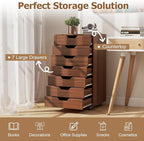Giantex 7-Drawer Storage Cabinet, Mobile File Organizer - Image 4