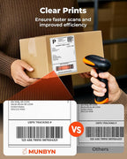MUNBYN 4"x6" Direct Thermal Shipping Labels, Commercial Grade Permanent - Image 4