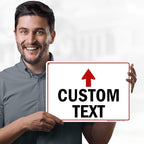 Custom Arrow, Custom Directional Sign, Up Arrow, 10x14 Inches, Rust Free .040 - Image 2