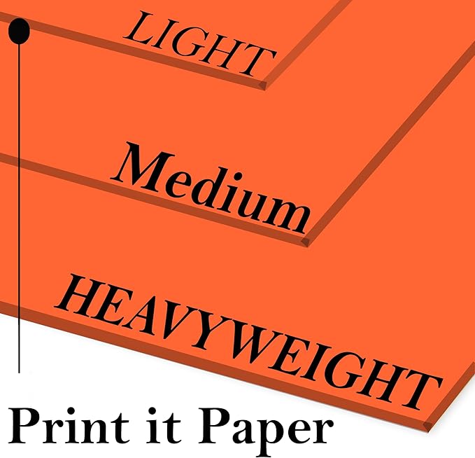 Print It - Vellum Bristol Colored Cardstock Cover Paper, 67 Lb, 8.5" X 11” - Image 2