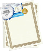 Geographics Optima Gold Blank Award Certificate Paper by Geographics