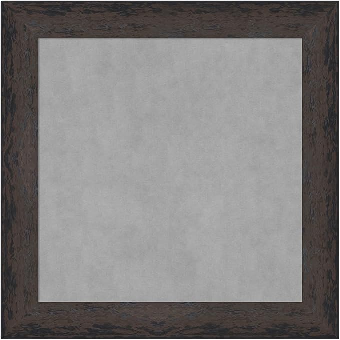 Amanti Art Black Framed Magnetic Board 15x15 X-Small Vision Board by AmantiArt