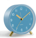 Analog Alarm Clock, 4 inch Super Silent Non Ticking Small Clock by JALL