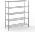 Regal Altair 24" Deep x 72" Wide x 86" Height Wire Shelving Kit | 5-Tier | NSF by Regal+Altair