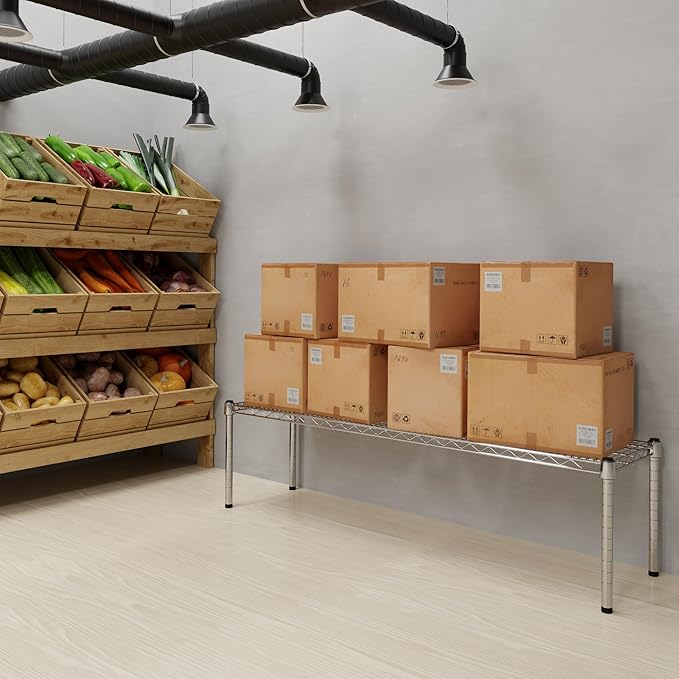 Regal Altair 14" Deep x 54" Wide x 14" Height Wire Shelving Kit | 1-Tier | NSF - Image 2
