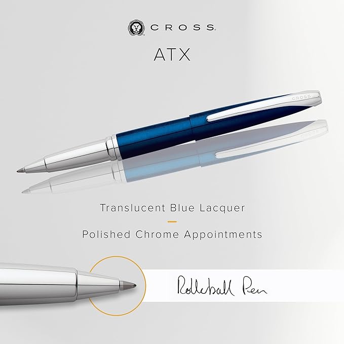 Cross ATX Refillable Rollerball Pen Presented in a Luxury Gift Box - Image 2
