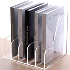 SANRUI Acrylic File Organizer, Compact Desk Organizer - Image 8