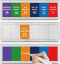 Office Door Signs with 6 Printed Status Options – Do Not Disturb, Out of Office by EliteSign