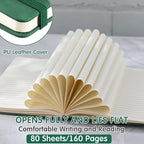 Qeeenar 24 Pack Leather Notebook Journals Bulk 5.7" x 8.3" Harder Cover A5 - Image 3