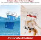 Turxayox 50 Pcs Clear ID Badge Holder, Vertical Plastic Name Tag Protector - Image 4