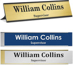 Name Plate for Desk, Personalized Plate, Custom Door Name Plate for Office Doors by MySignCenter