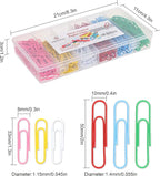 PAPERPAL Paperclips for Office School & Personal Use, Duo Size Vinyl Coated - Image 2