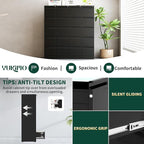 Yukimo 5 Drawer File Cabinet - Image 6