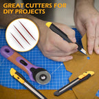 Lanties 300 Pcs Box Cutters Retractable Utility Knife Office Supplies 9mm Wide - Image 5