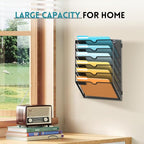 SUPEASY Wall File Organizer Mesh Office Mail Holder, Hanging Wall Organizer - Image 2