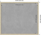 Amanti Art Silver Framed Magnetic Board 42x50 Oversize Vision Board - Image 2