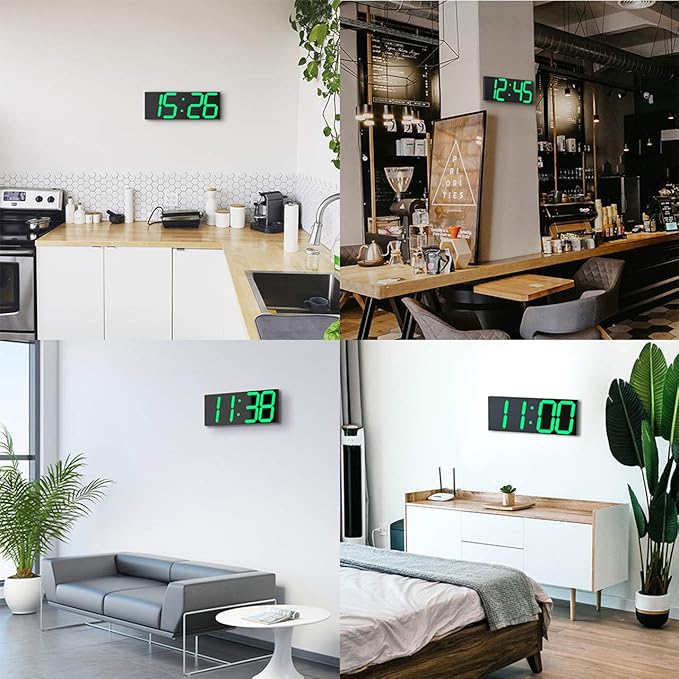 LED Large Digital Wall Clock, Oversize Wall Clock - Image 7