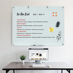 Glass Dry Erase Board, 48 x 36 Inches Magnetic Glass Whiteboard - Image 6