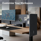 ERGO COLLECT Desk Privacy Panel, 2-in-1 Adjustable Acoustic Desktop Partition - Image 5