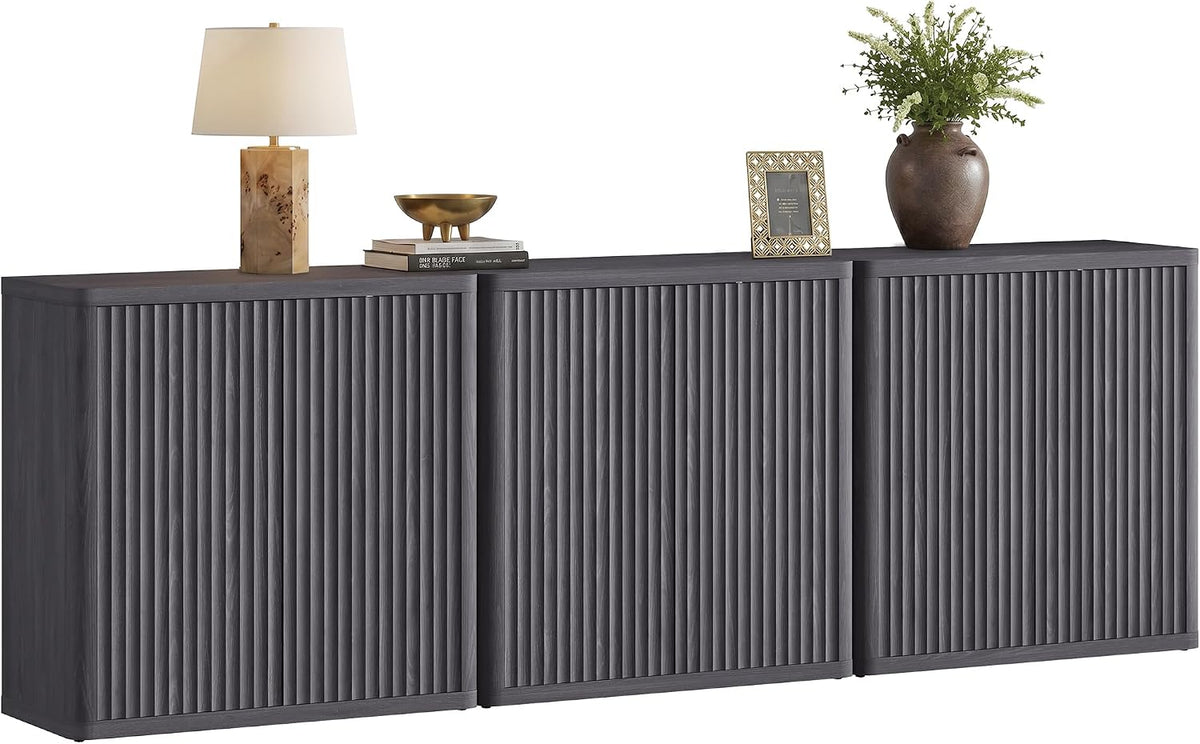 SICOTAS Buffet Cabinet with Storage 103.8" Sideboard Accent Modern Crede...