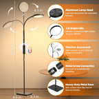 pacovy floor lamp, adjustable height floor lamps for showing dimensions
