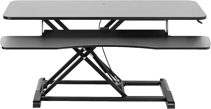 VIVO 42 inch Desk Converter, K Series, Height Adjustable Sit to Stand Riser by VIVO