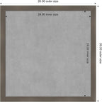 Amanti Art Grey Framed Magnetic Board 26x26 Medium Vision Board - Image 3