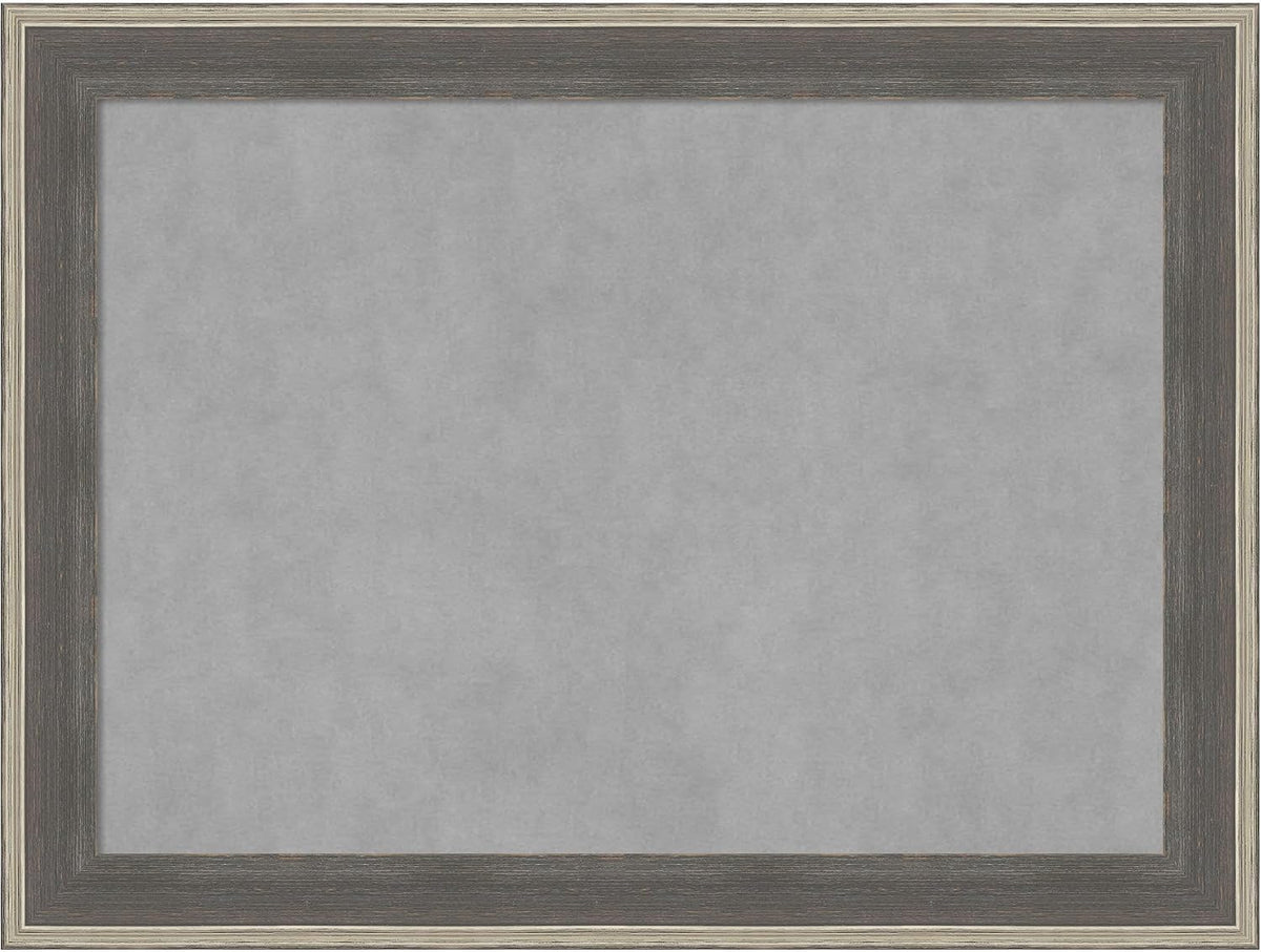 Amanti Art Grey Framed Magnetic Board 25x33 Medium Vision Board