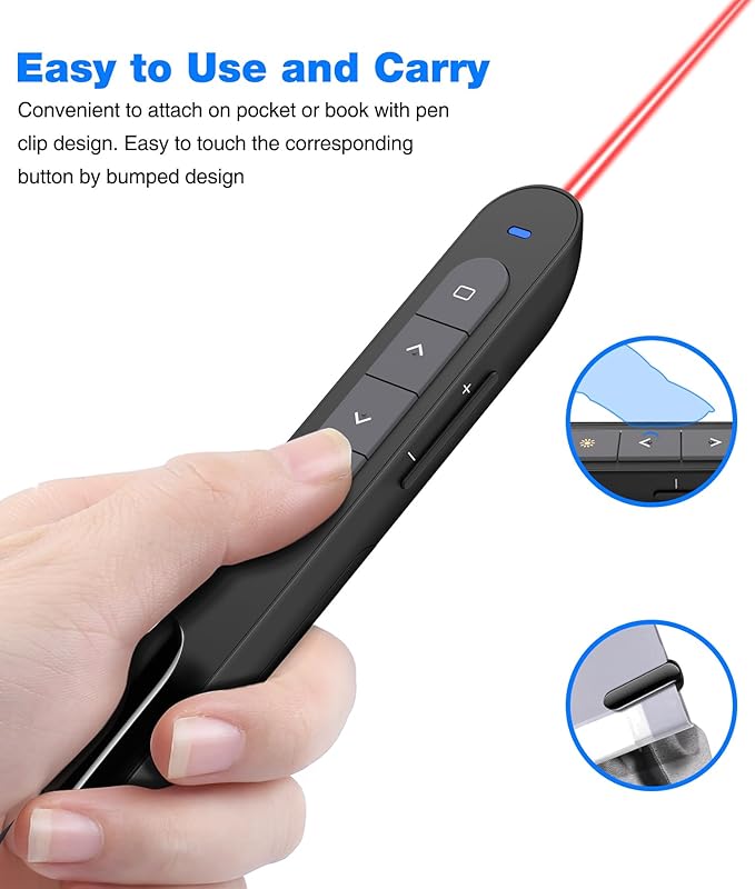 Wireless Presenter Remote Presentation Clicker - Image 5