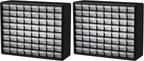 Akro-Mils 64-Drawer Plastic Storage Cabinet, 20-Inch W x 6-Inch D x 16-Inch H |