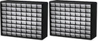 Akro-Mils 64-Drawer Plastic Storage Cabinet, 20-Inch W x 6-Inch D x 16-Inch H | by Akro-Mils